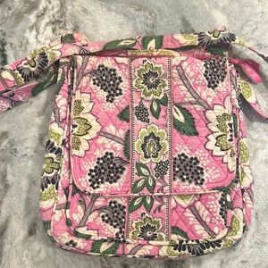 Vera Bradley Crossbody Satchel with Multiple Pockets
